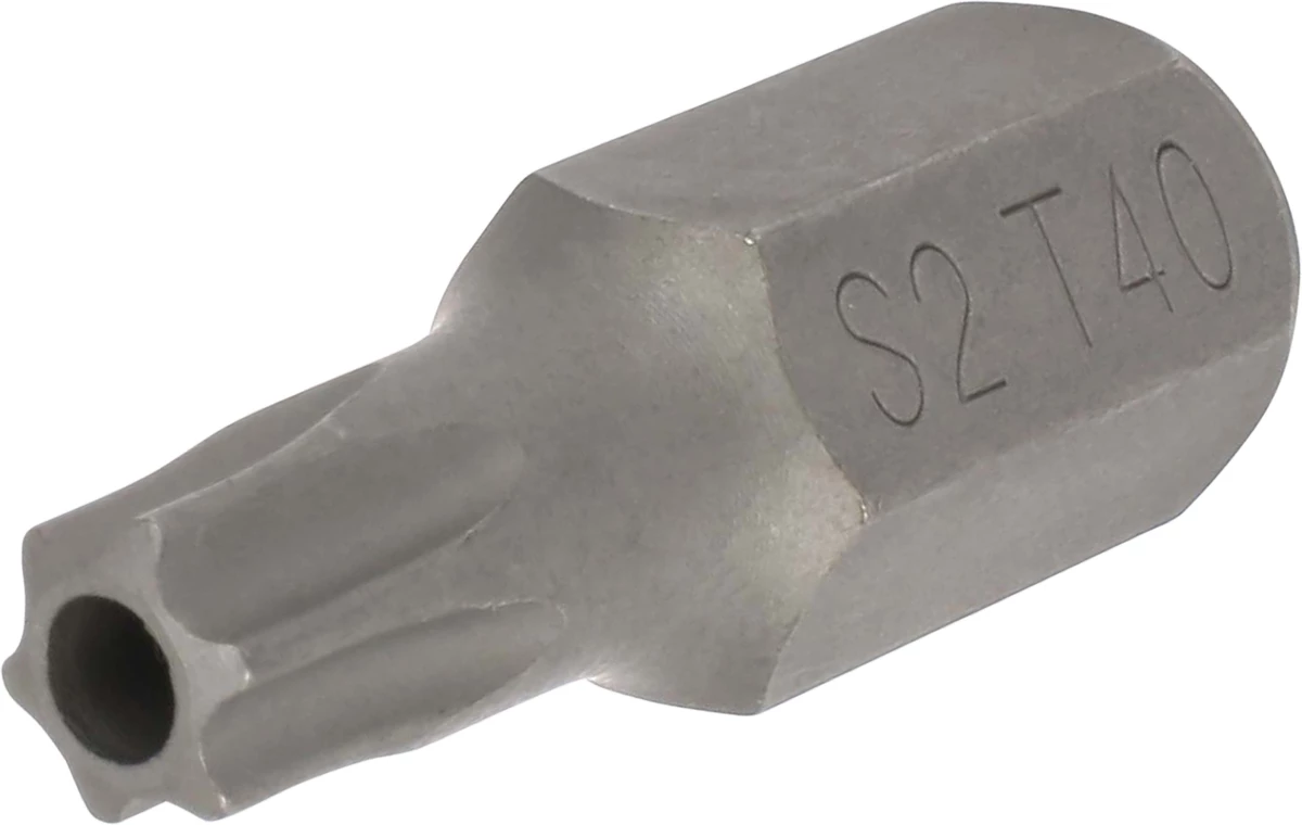 Inserto Torx c/foro esagono 10 mm T40x30 mm