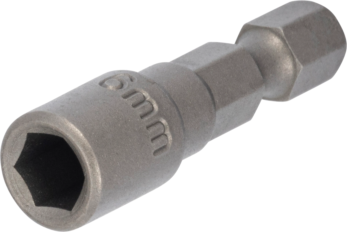 Schlauchschellen-Bit-Stecknuss, 1/4" 6-kant, 6-kant 6 mm