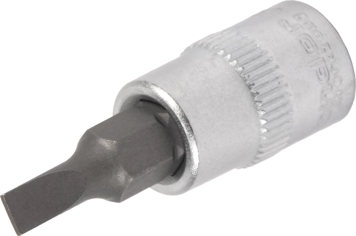 Bit-Stecknuss, 1/4", Schlitz zöllig 5/32"x37 mm