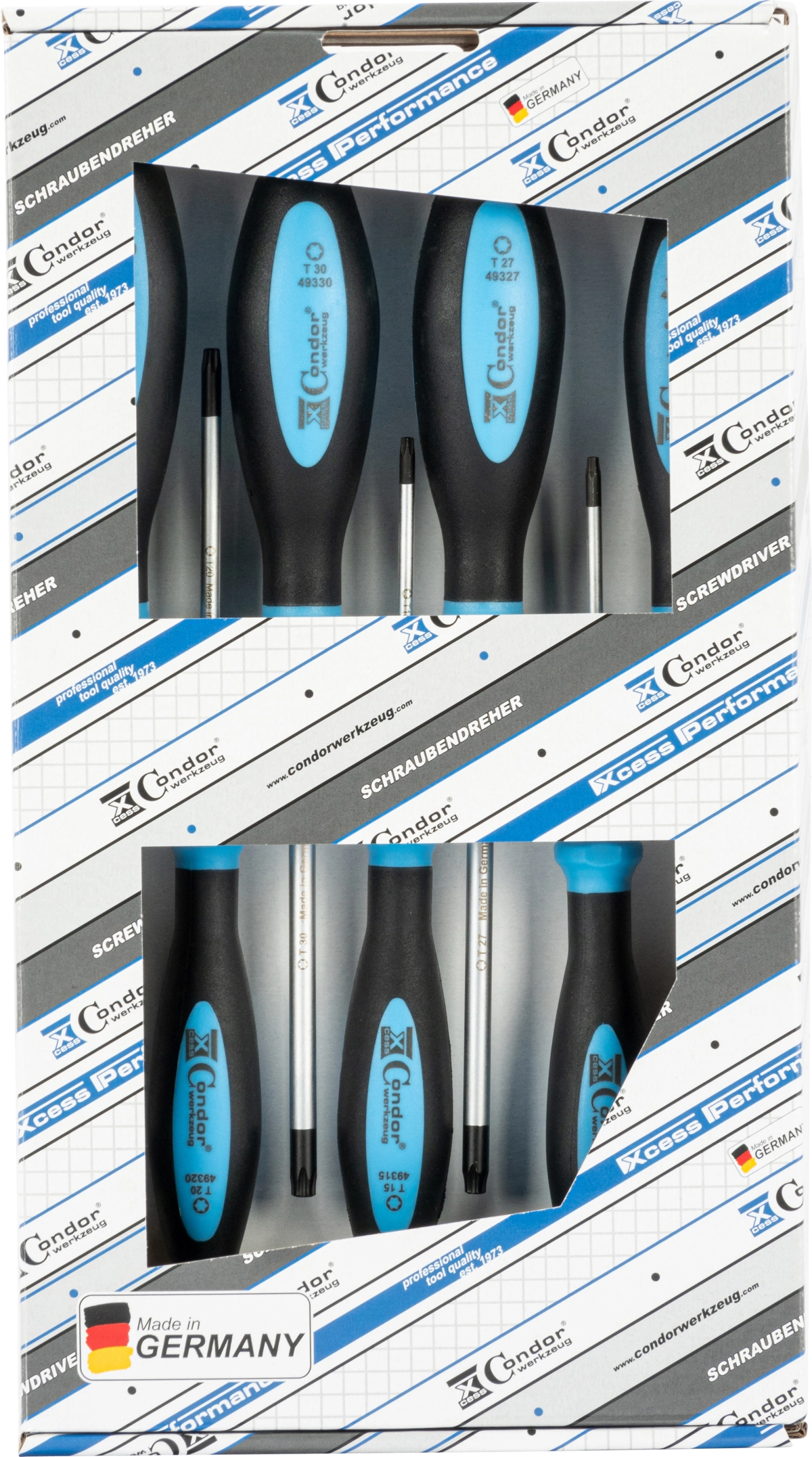 Schraubendreher-Satz, xcess performance, 7-tlg., T-Profil