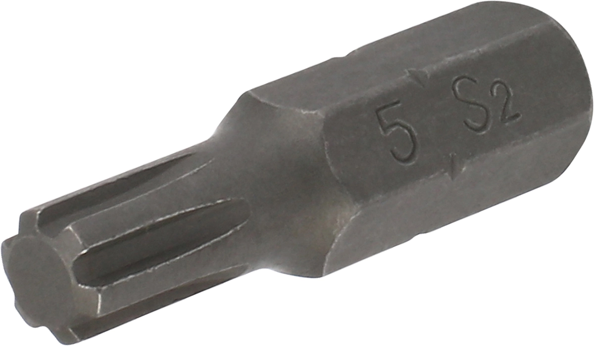 Bit, 1/4" 6-kant, Keilnut M5x25 mm