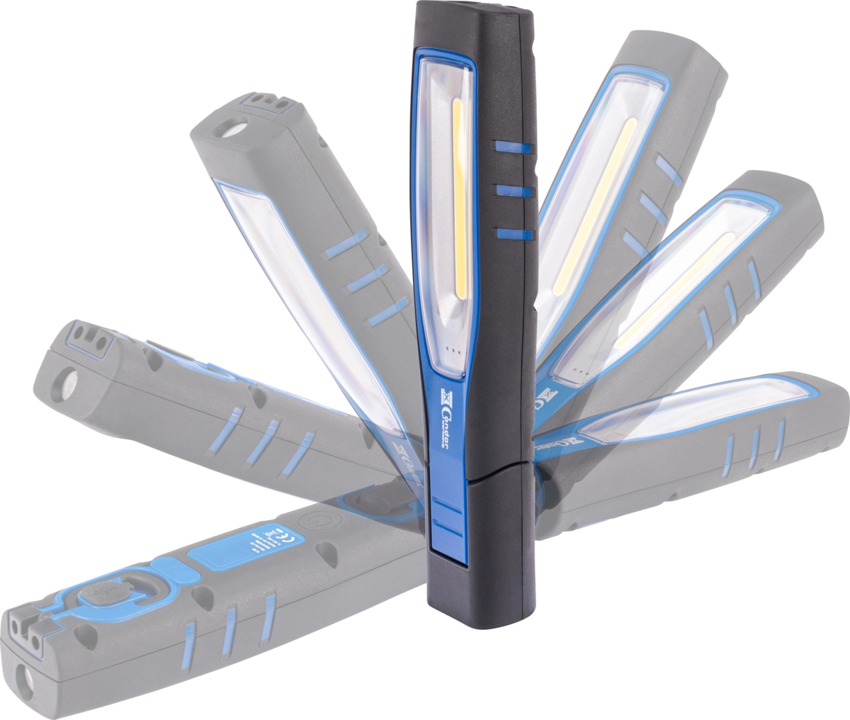 Akku-Handlampe, kabelloses Aufladen, COB-LED “Worklight 2-in-1“
