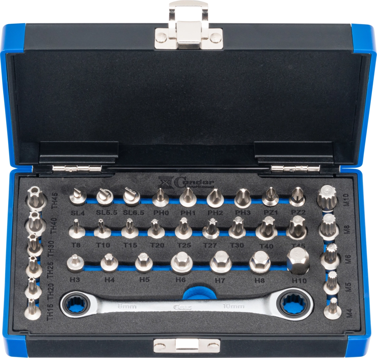 Assortimento 37 inserti con chiave a cricchetto "Specialist"