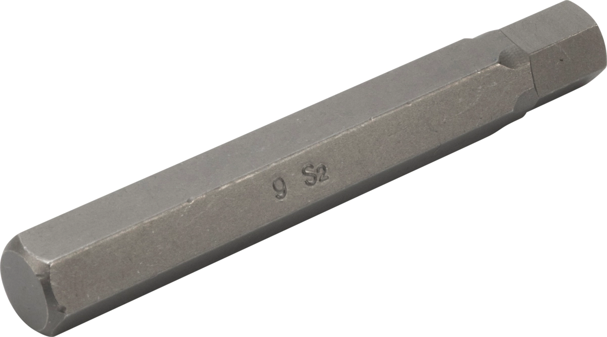 Bit, 10 mm 6-kant, Innensechskant 9x75 mm