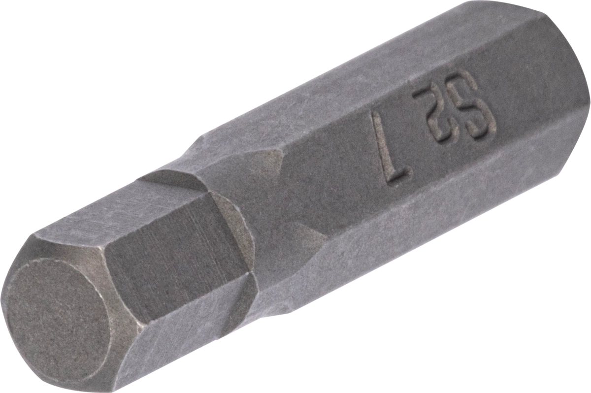 Bit, 8 mm 6-kant, Innensechskant 7 mm