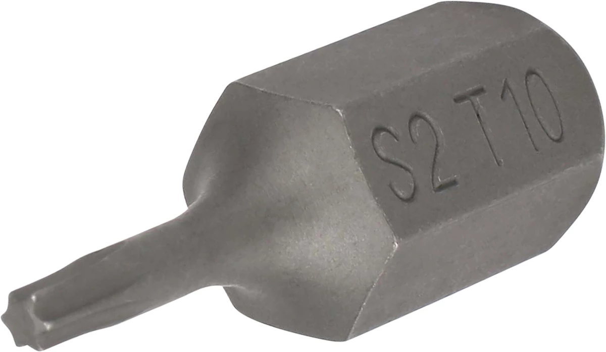 Inserto Torx esagono 10 mm T10x30 mm
