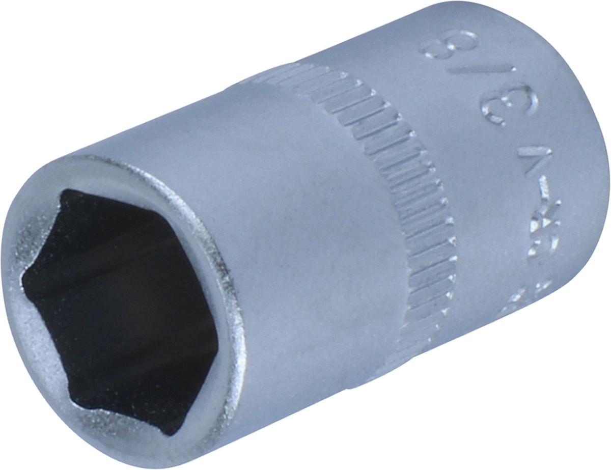 Stecknuss, 1/4", 6-kant zöllig 3/8"