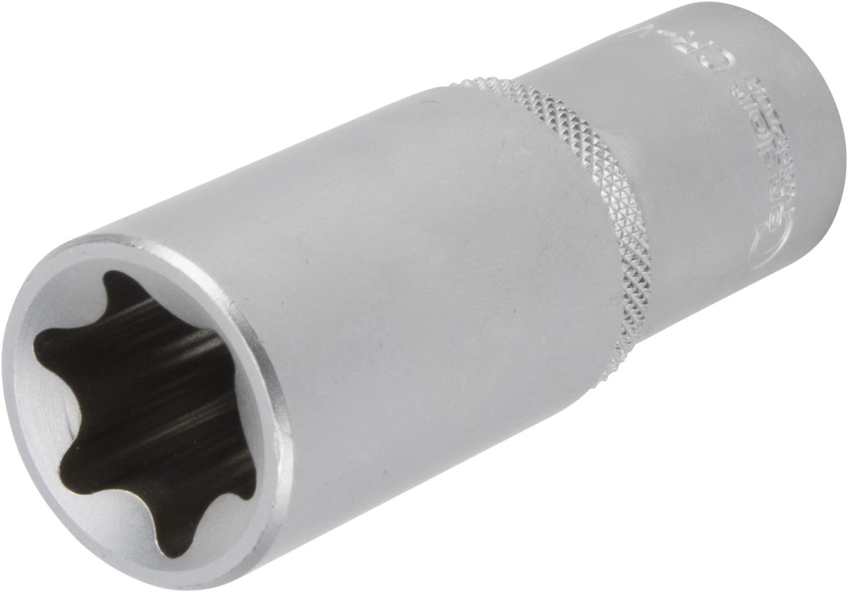 Stecknuss, 1/2", E-Profil E24, tief