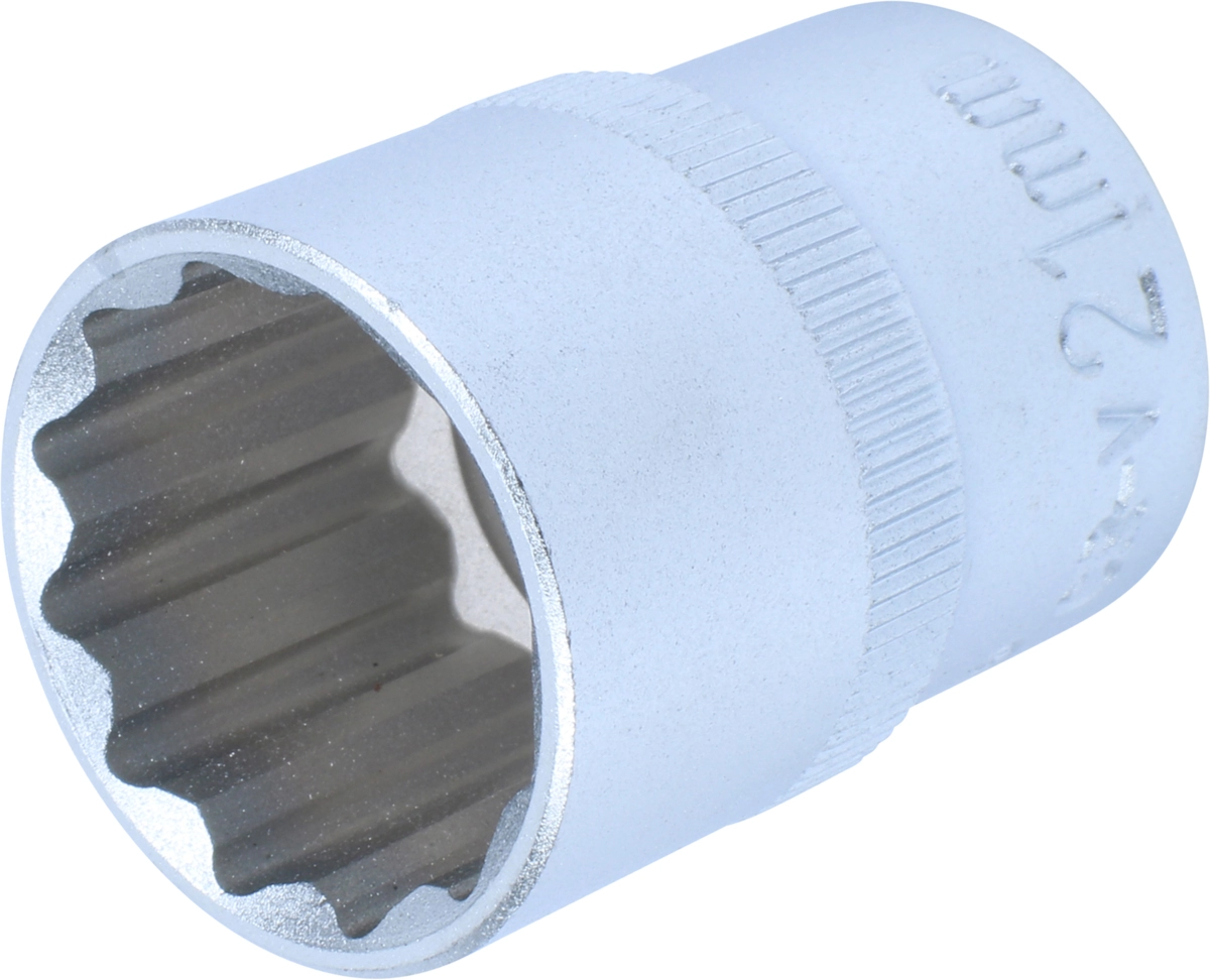 Socket, 1/2", bi-hex 21 mm