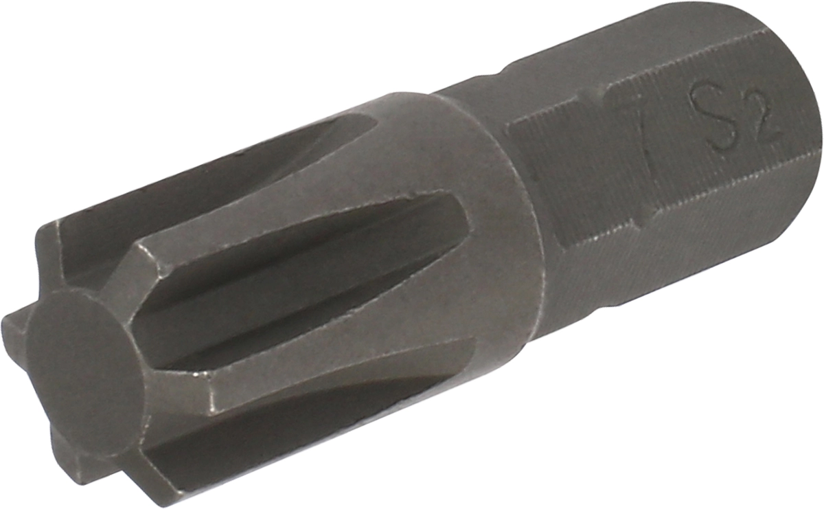 Bit, 1/4" 6-kant, Keilnut M7x25 mm