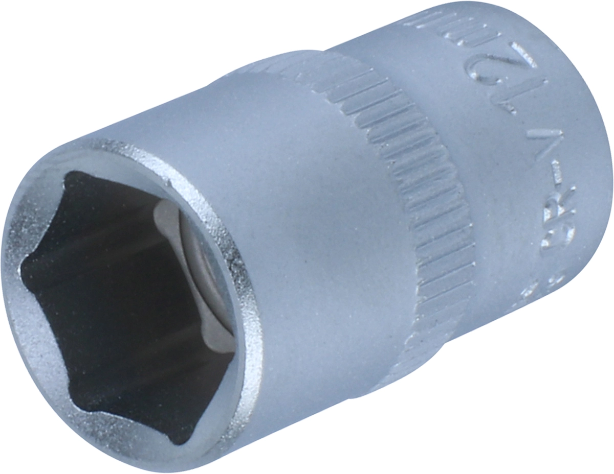 Stecknuss, 3/8", 6-kant 12 mm