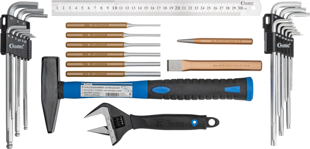 Werkzeugkoffer, 149-tlg., 1/4+1/2", 6-32 mm