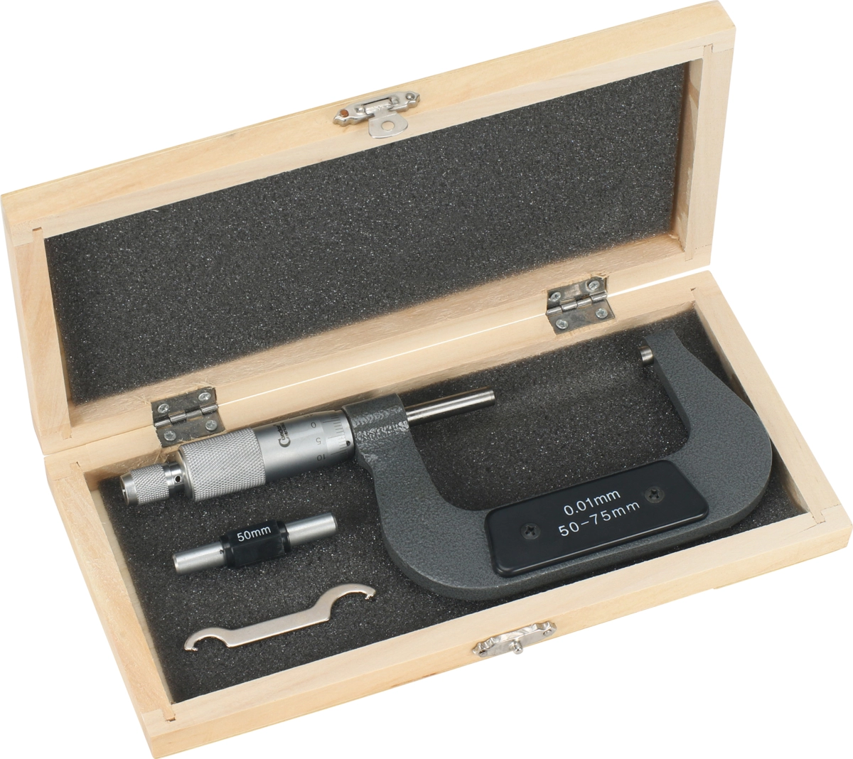 Micrometer, 1/100 mm, område 50-75 mm