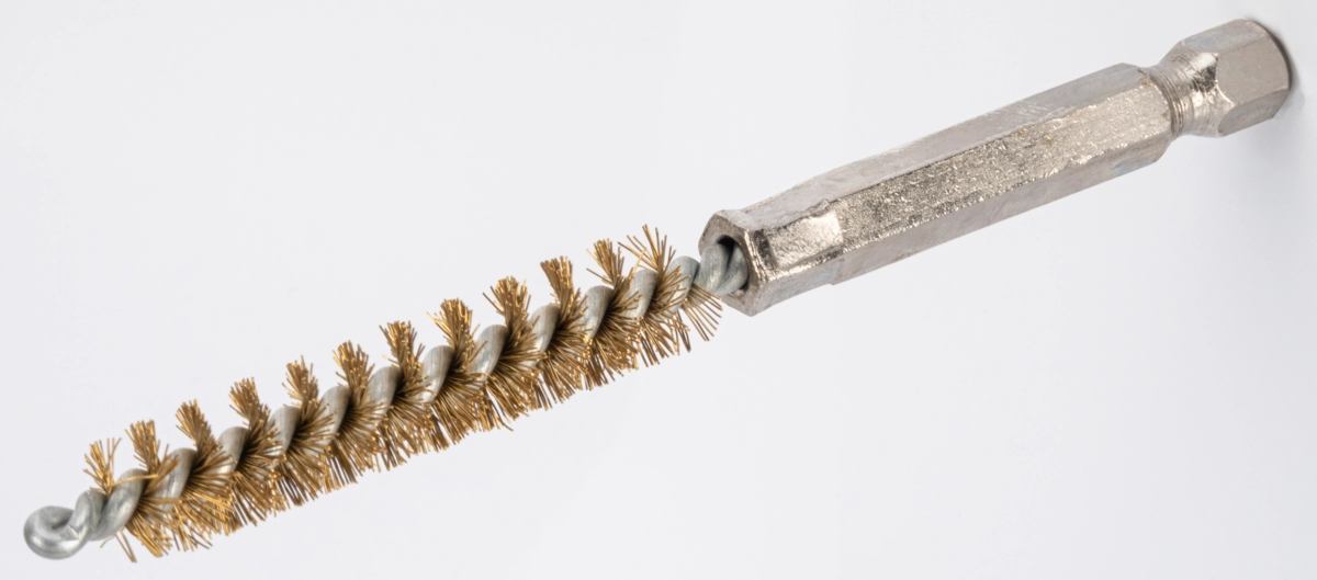 Brosse ronde, laitonnée, ø 9 mm