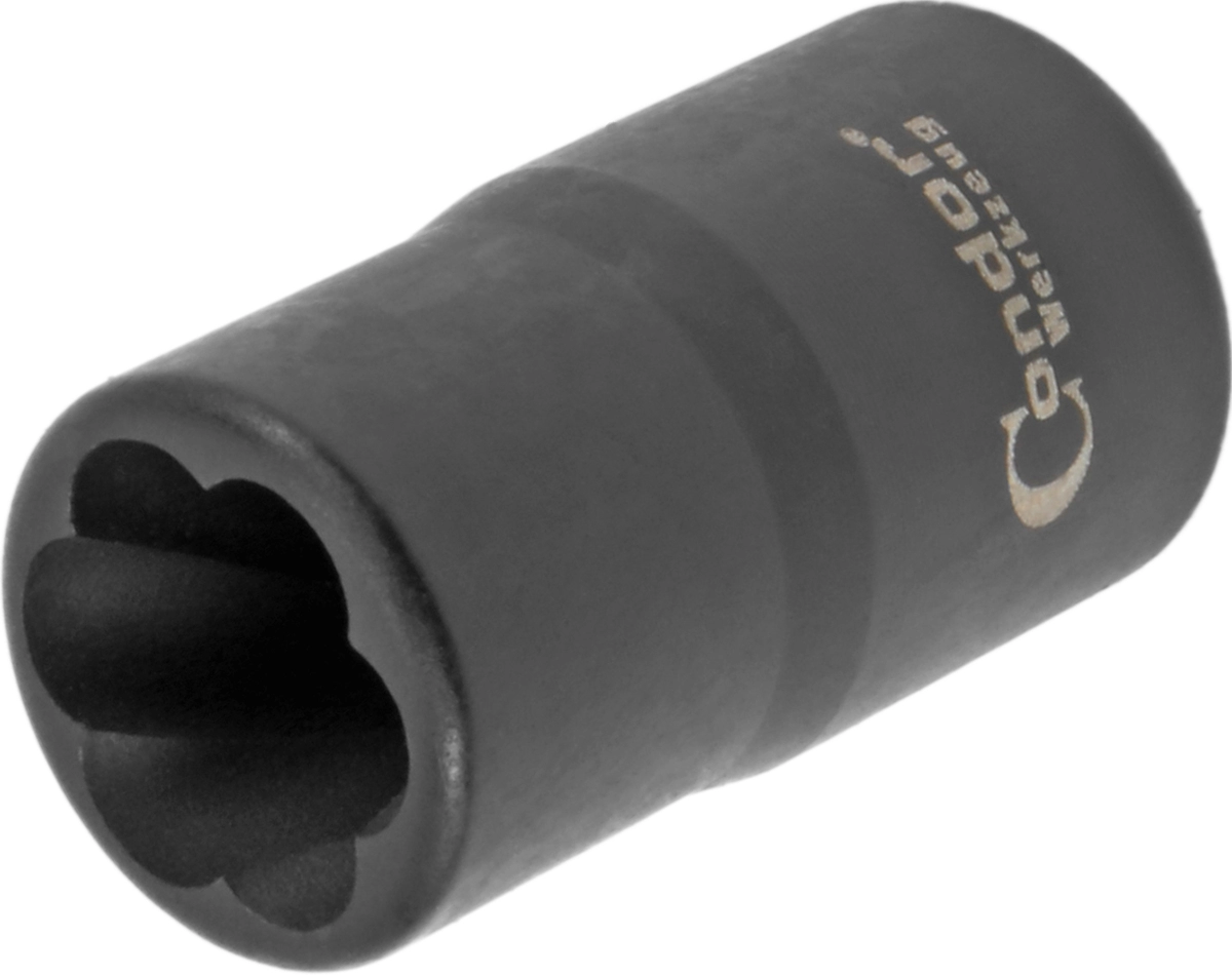 Twist Hylsa, 1/4", vriden profil 11 mm