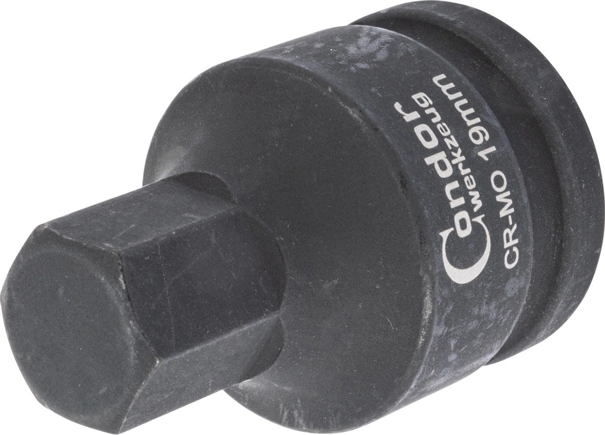 Impact Socket Bit, 3/4", hexagon 19x60 mm