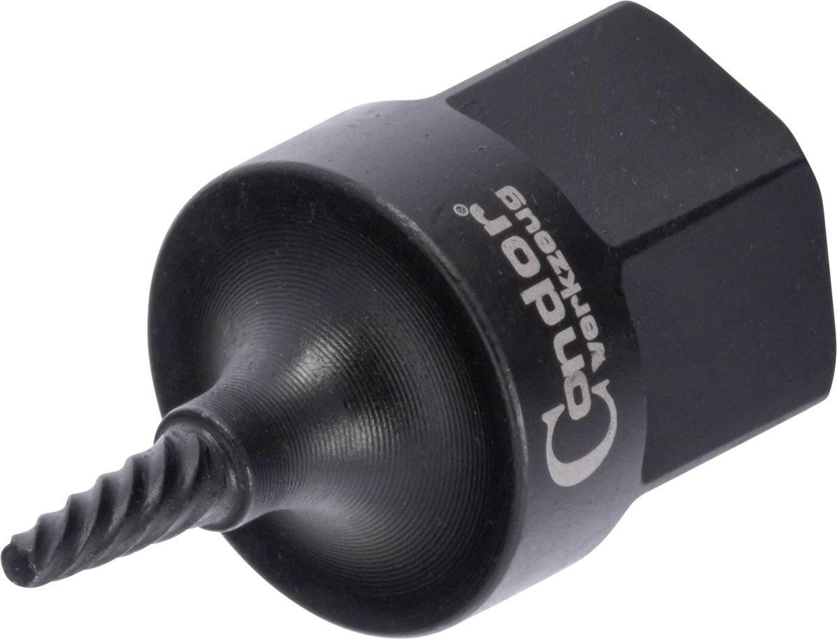 Ausdreh-Stecknuss, 3/8", Spiral-Profil ø 2 mm
