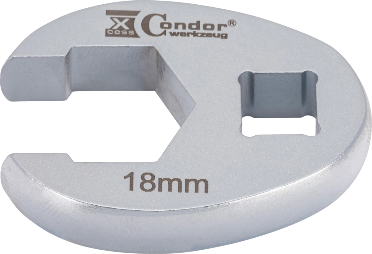 Crow Foot Wrench, 3/8", 18 mm