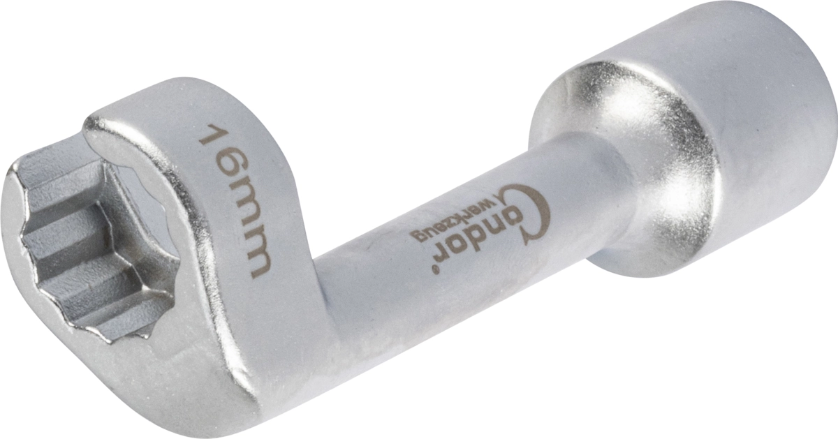 Clé à molette, 1/2 ", 12 pans ouvert 16 mm