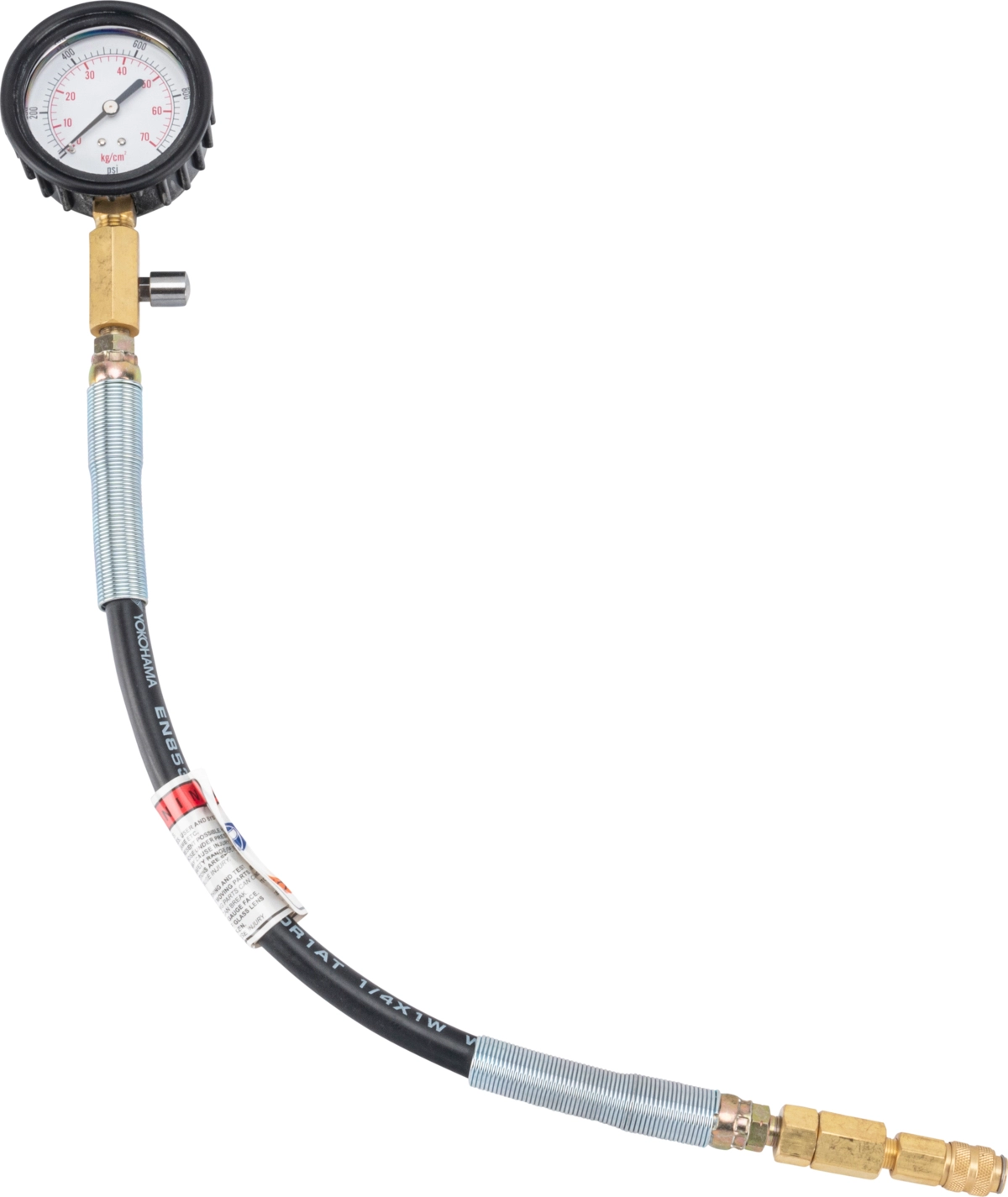 Manometer with Hose, 0-70 bar
