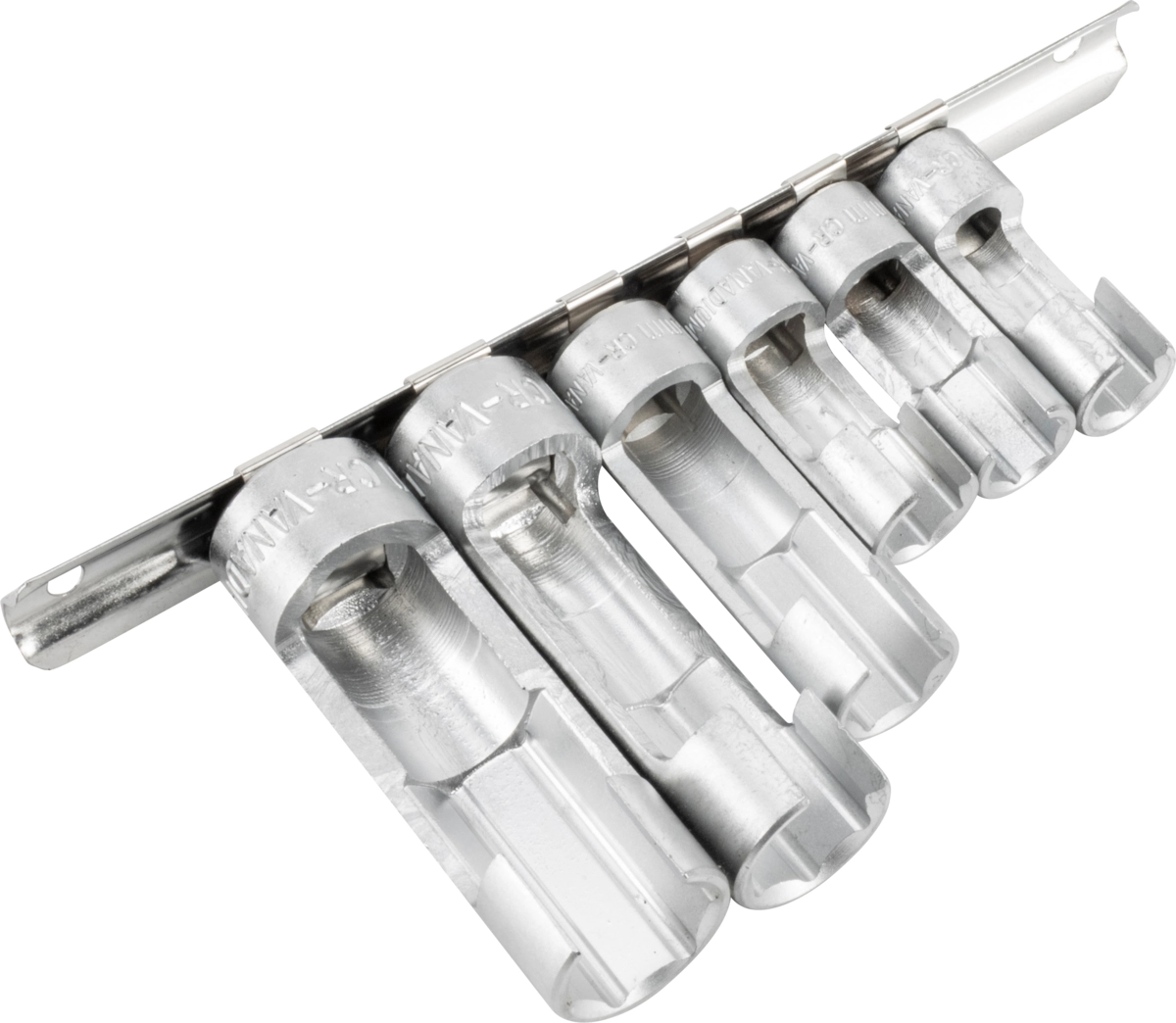 Spezial-Steckschlüsselsatz, 6-tlg., 3/8+1/2", geschlitzt, 10-19 mm