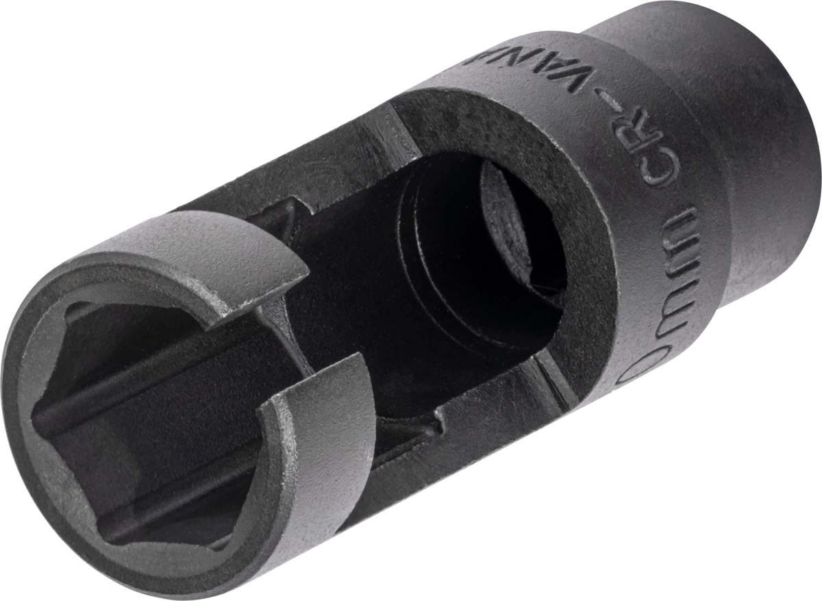 Clé à douille spéciale, 1/2 ", 80 mm, hexagone 20 mm, fendue