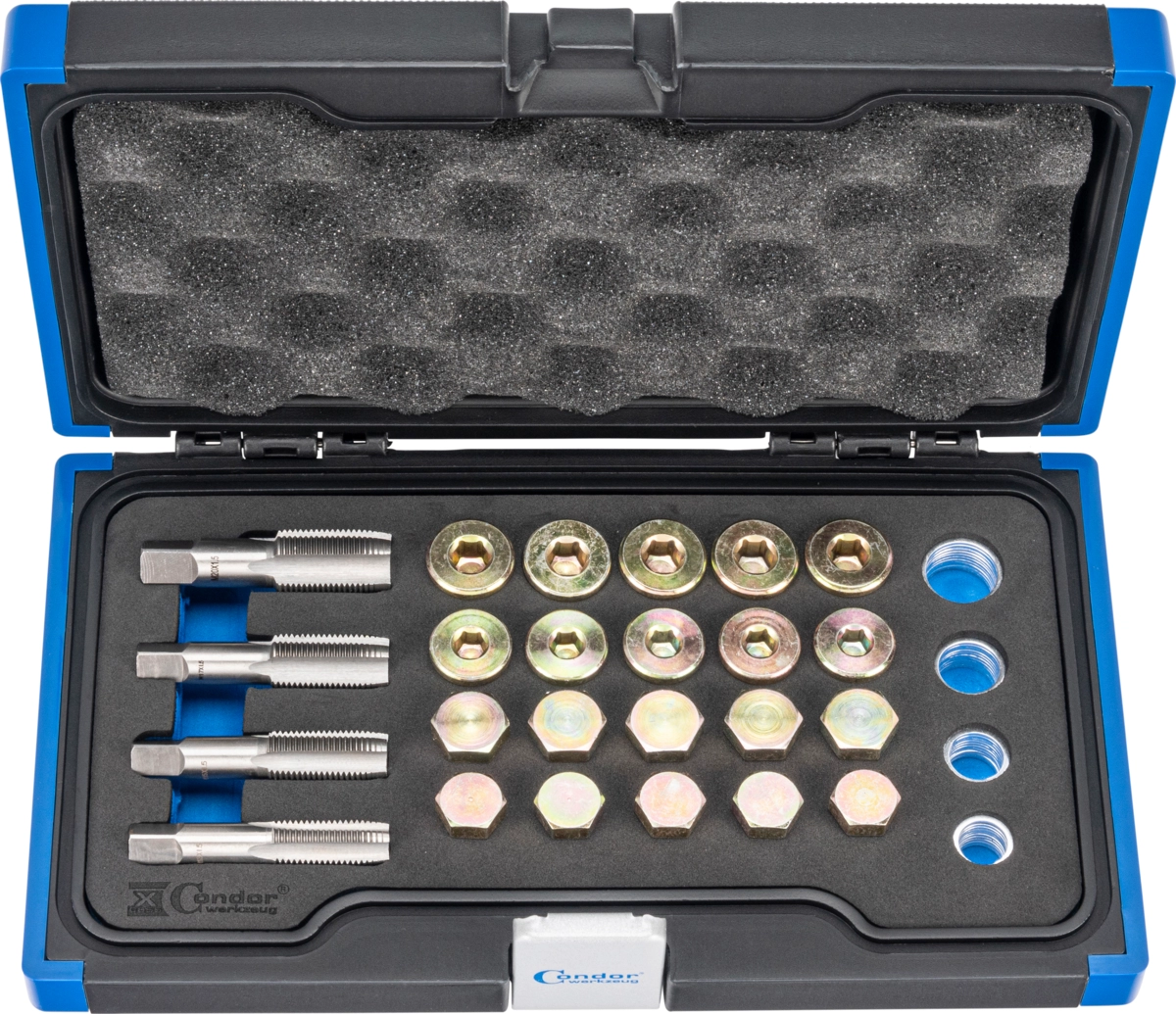 Repair Kit for Oil Drain Plugs M10/12/14/16 x1.5, 64 pcs.