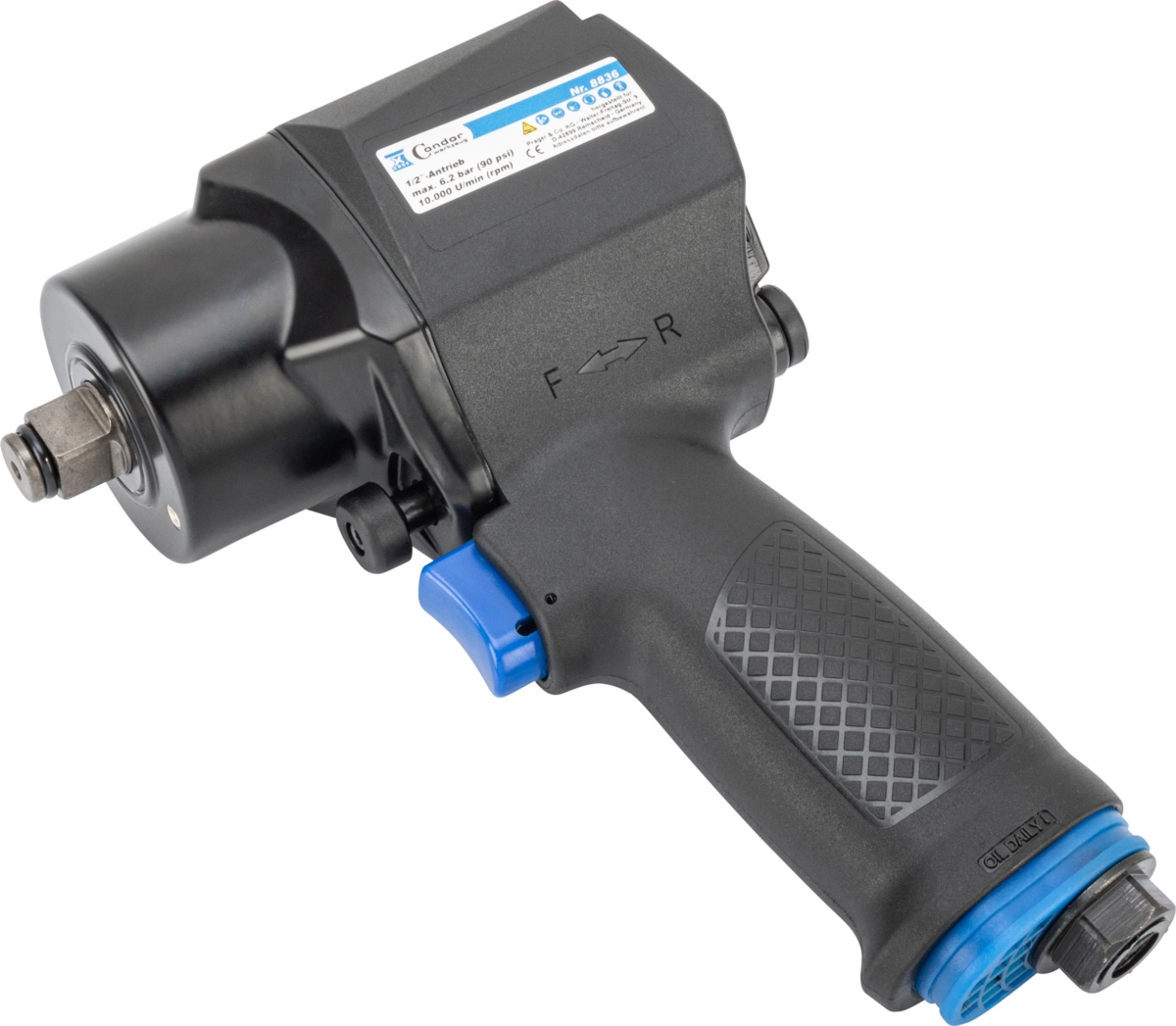 Druckluft-Schlagschrauber, 1/2″, max. 1400 Nm