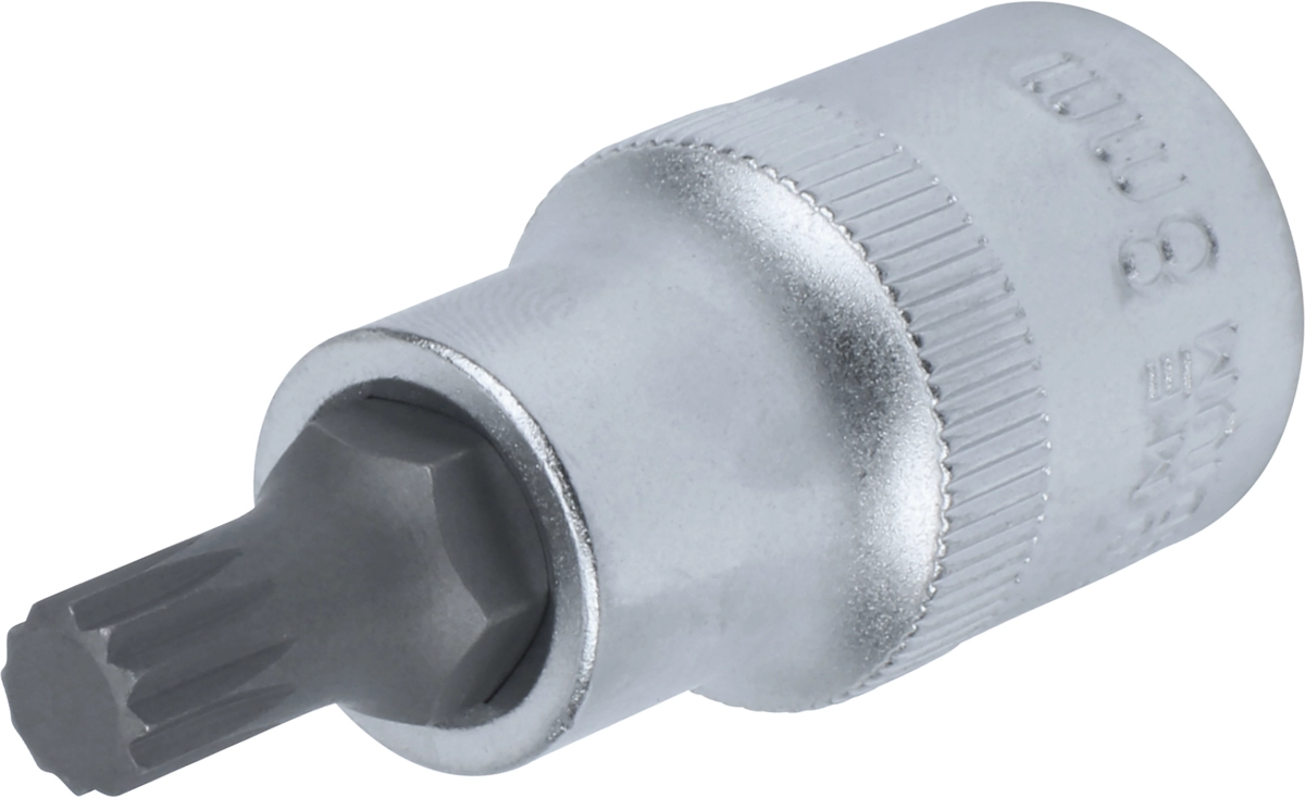 Socket Bit, 1/2", spline M8x55 mm