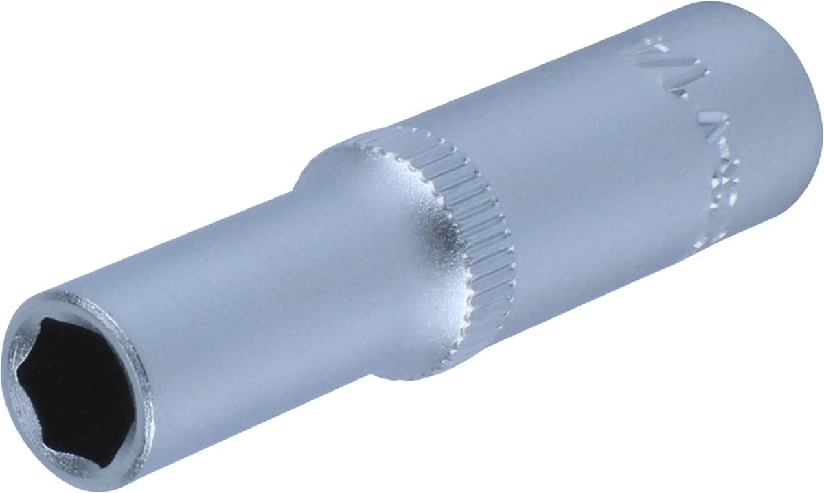 Stecknuss, 1/4", 6-kant zöllig 1/4", tief