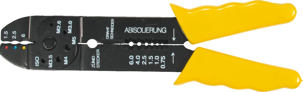 Kabelschuh-Zange, isolierte Verbinder