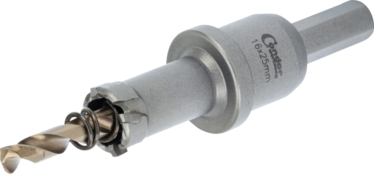 Hartmetall Lochsäge, Flachschnitt, ø 16 mm