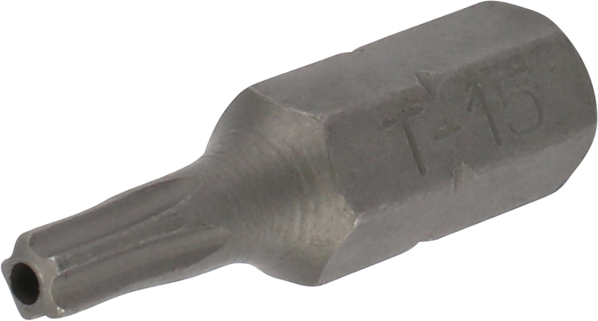 Bit, 1/4" 6-kant, Fünfstern SLB TS15x25 mm