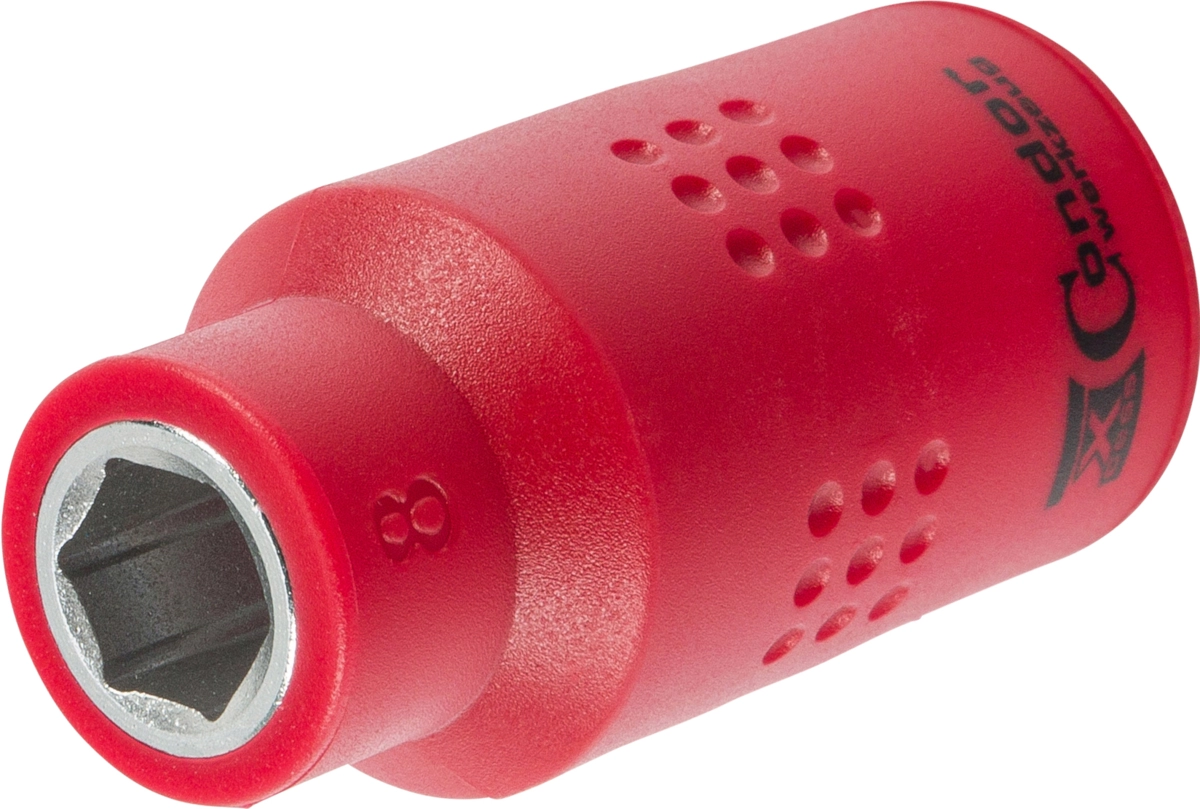 Stecknuss, VDE, 3/8", 6-kant 8 mm