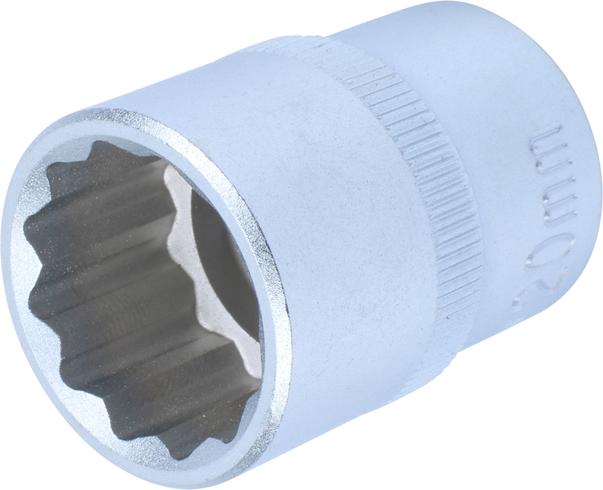 Socket, 1/2", bi-hex 20 mm