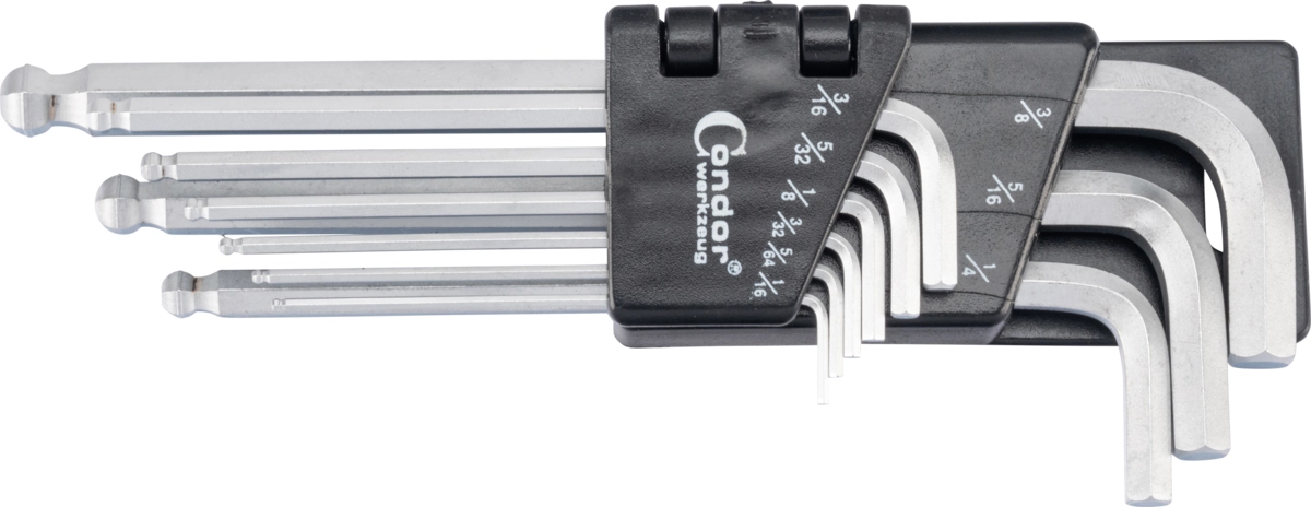 Steckschlüssel-Satz, 92-tlg., 1/4+3/8", 6-kant zöllig