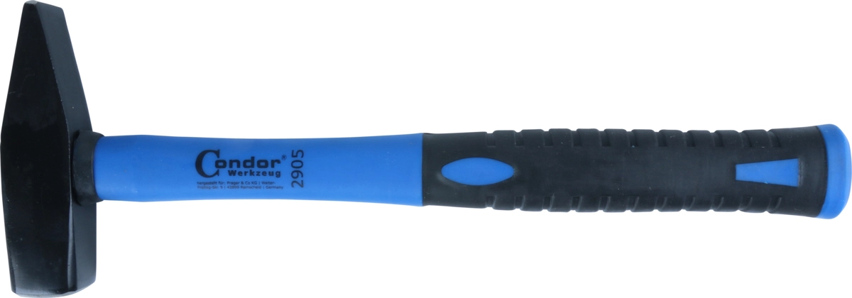 Machinist Hammer, with fibreglass handle, 500 g