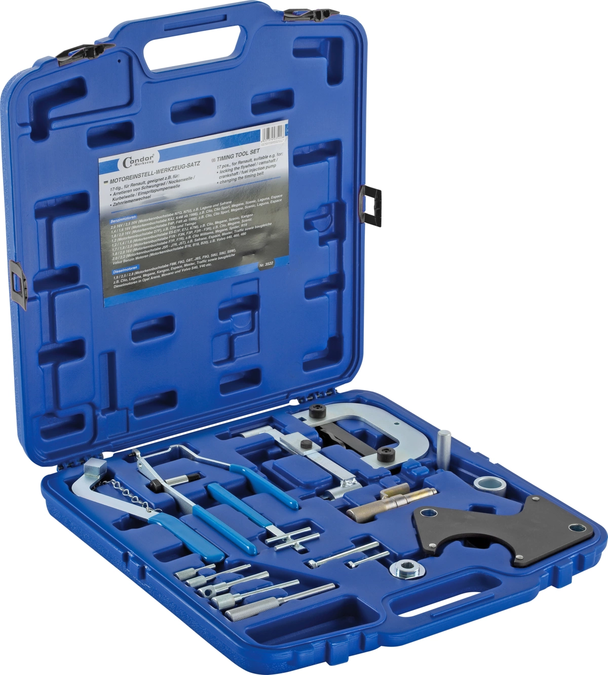 Timing Tool Set, Renault