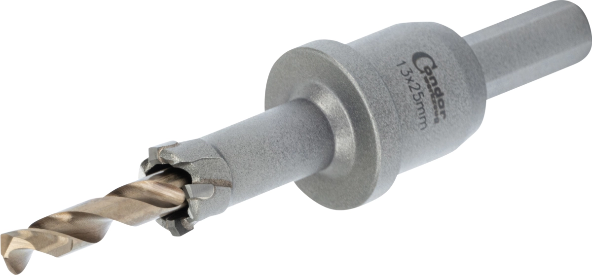 Hartmetall Lochsäge, Flachschnitt, ø 13 mm