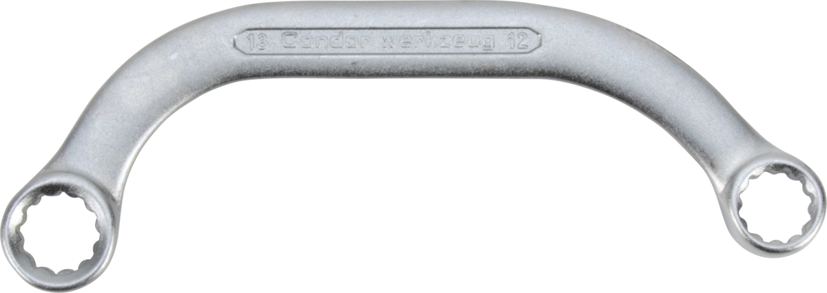 Obstruction Ring Spanner (half moon), 12x13 mm
