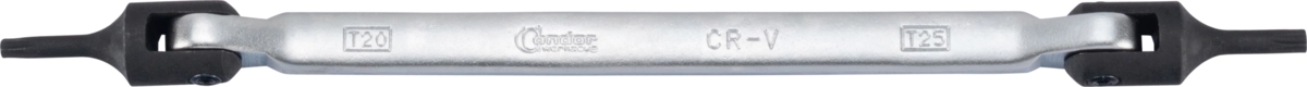 Double Flexible Head Wrench, tx-star T20x25