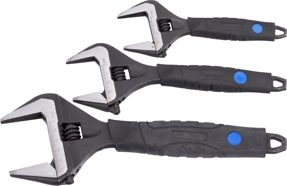 Adjustable Wrench Set, 3 pcs.