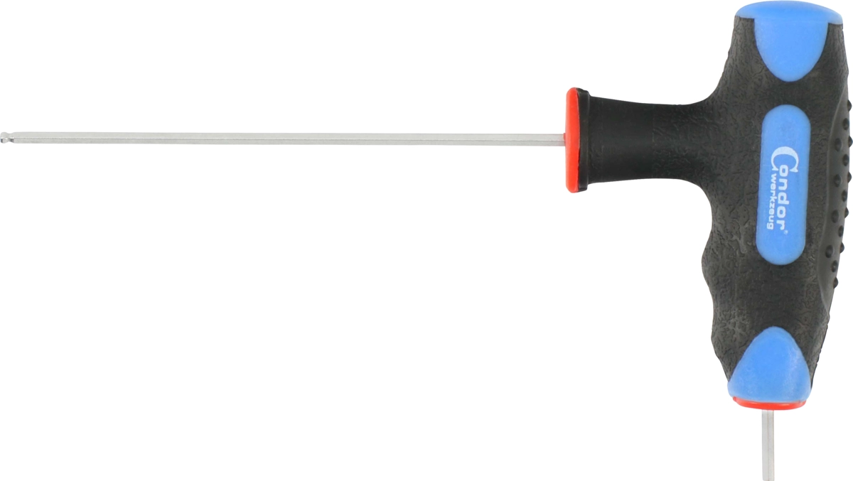T-Griff-Schraubendreher, Innensechskant Kugelkopf 2 mm
