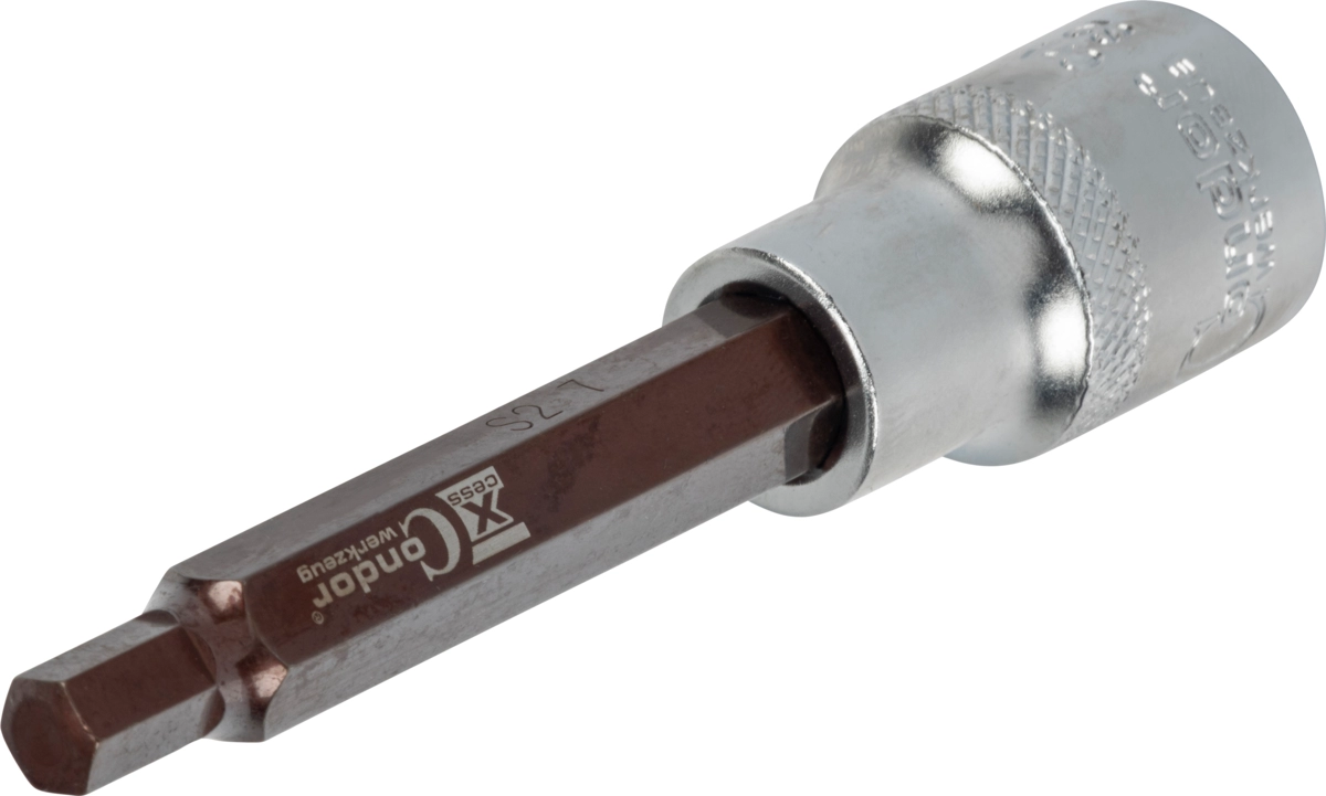 Socket Bit, xcess performance, 1/2", hexagon 7x100 mm