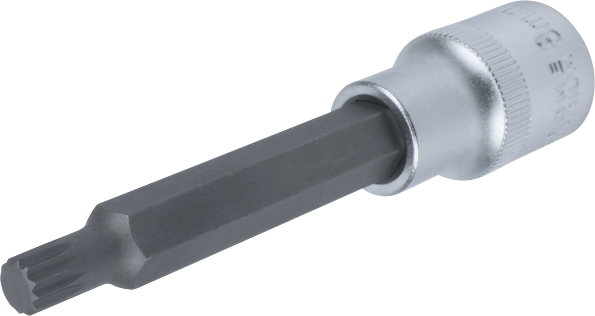 Socket Bit, 1/2", spline M8x100 mm