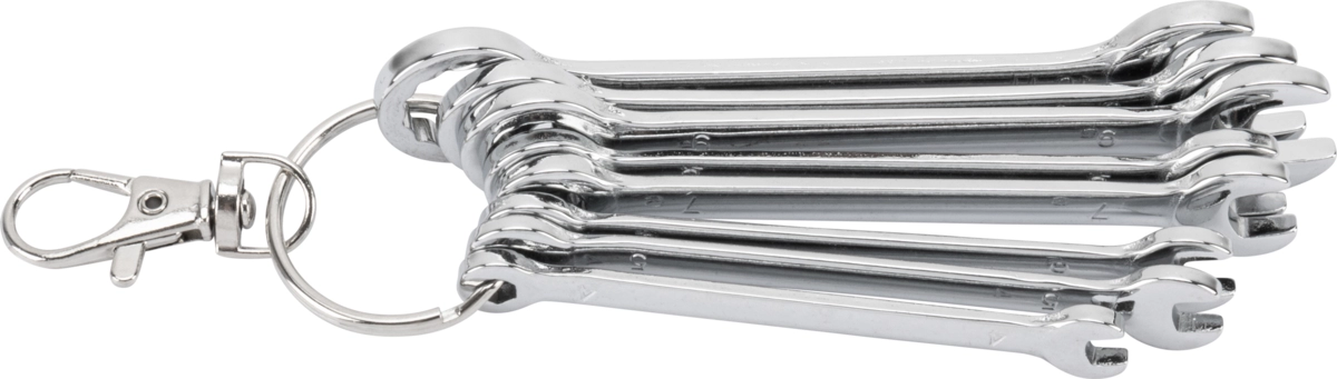 Mini-Gabel-Ringschlüssel-Satz, 8-tlg., 4-11 mm