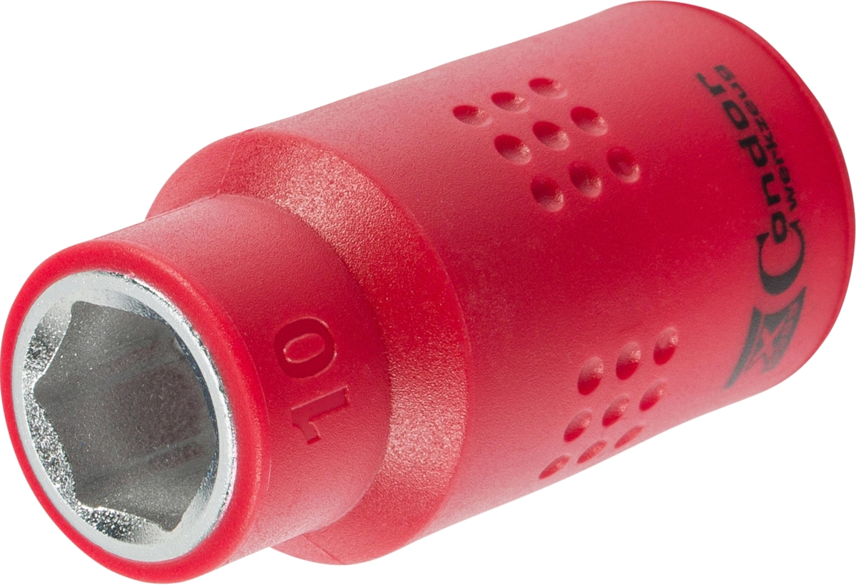Hylsa, VDE, 3/8", 6-kant 10 mm