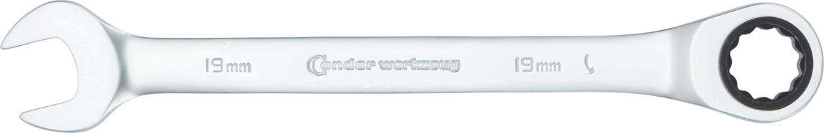 Ratschen-Ring / Gabelschlüssel, 19 mm