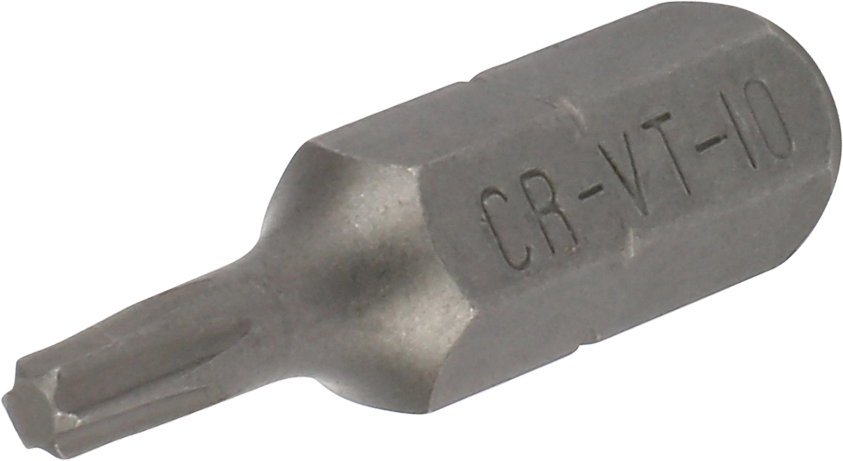 Bit, 1/4" 6-kant, T-Profil T10x25 mm