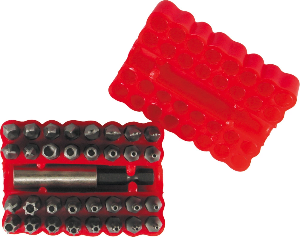 Sicherheitsbit-Satz, 33-tlg., 1/4"